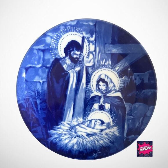 Set of 4 1991–1994 Religious Porcelain Plates - Avon Fine Collectibles - Picture 8 of 9